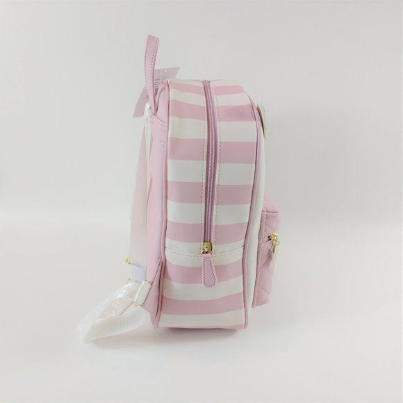 Luv Betsey Johnson Pink White Cat Backpack - Picture 4 of 9